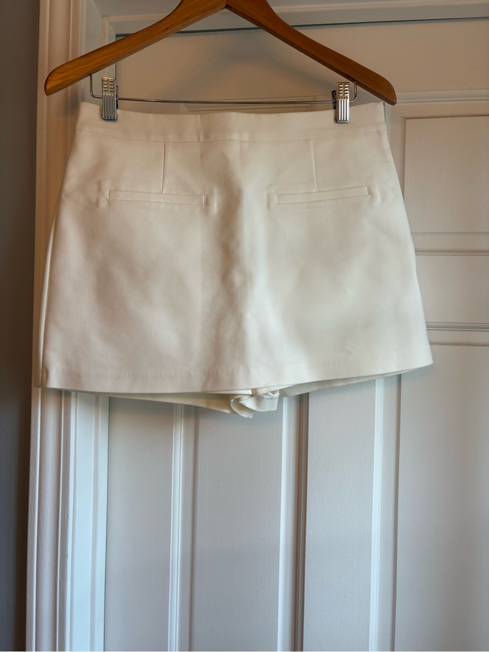 English Factory White Tailored Skort